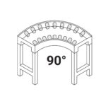 Ραουλιέρα γωνιακή 90°