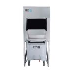 Αποθήκη για παγομηχανή με καρότσι