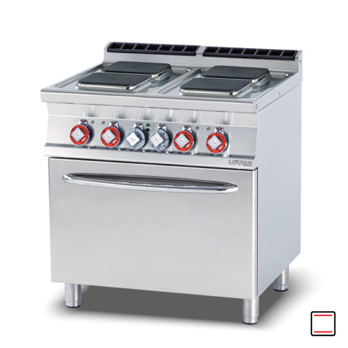 cfq4-78et-1200x1200-2020-2 Κουζίνα ηλεκτρική 4 εστιών με φούρνο ηλεκτρικό στατικό - Image 2