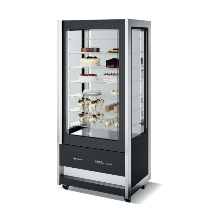 cristal-tower-93-black-1200x1200-2_2 Βιτρίνα κατάψυξη πανοραμική CRISTAL TOWER 93 RV TB/TN BLACK - Image 2