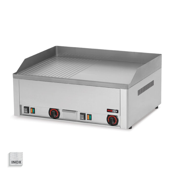 fthr-60-e-1200x1200-2020-2 Πλατώ ηλεκτρικό διπλό 1/2 λείο 1/2 ραβδωτό - Image 2