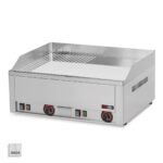 Πλατώ ηλεκτρικό διπλό 1/2 λείο 1/2 ραβδωτό χρωμίου