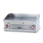 Πλατώ αερίου διπλό 1/2 λείο 1/2 ραβδωτό Superchrom