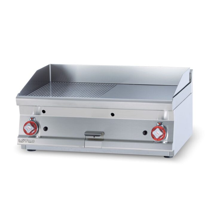 ftlrt-78gs-1200x1200-2020-2 Πλατώ αερίου διπλό 1/2 λείο 1/2 ραβδωτό Superchrom - Image 1