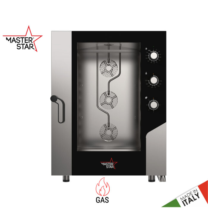masterstar_1016_gs_web Φούρνος κυκλοθερμικός αερίου 10 θέσεων με υγραντήρα - Image 2