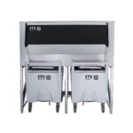 Αποθήκη για παγομηχανή με 2 καρότσια