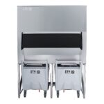 Αποθήκη για παγομηχανή με 2 καρότσια