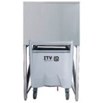 Αποθήκη για παγομηχανή με καρότσι