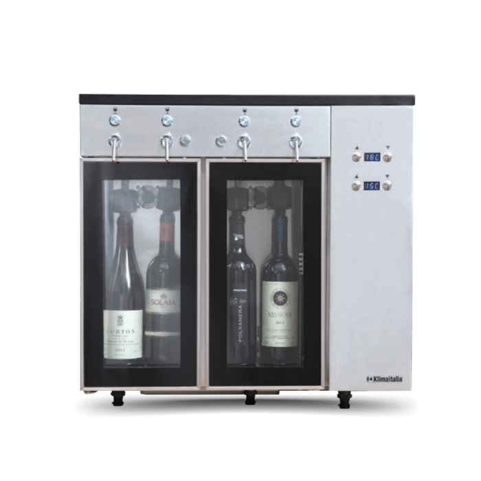 sommelier-4-1200x1200-2020-2 Βιτρίνα - Διανεμητής κρασιών για 4 φιάλες - Image 1