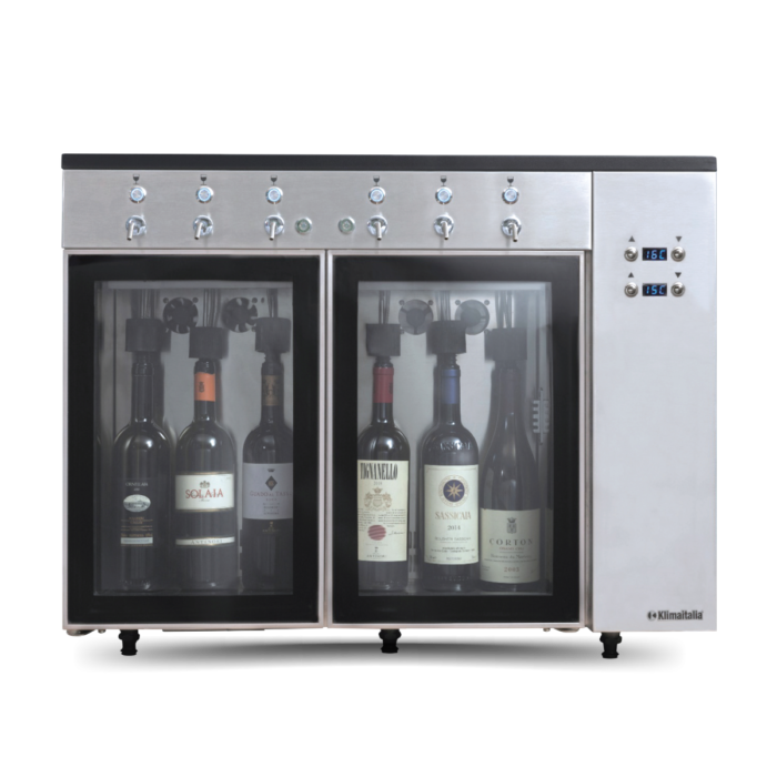 sommelier-6-1200x1200-2020-2 Βιτρίνα - Διανεμητής κρασιών για 6 φιάλες - Image 1