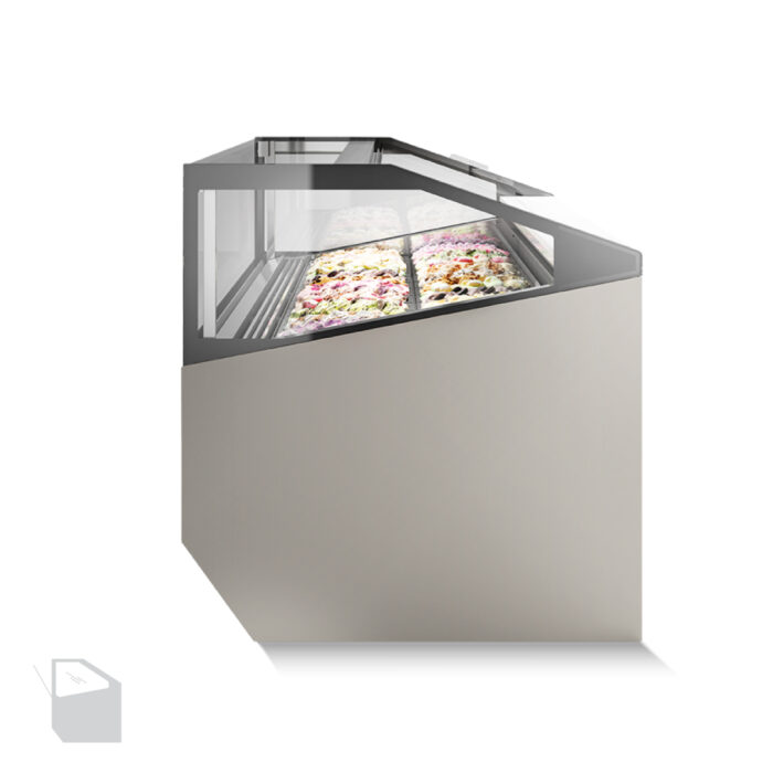Βιτρίνα παγωτού 18 γεύσεων  SUPERCAPRI 170 (H135) - Image 3