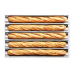 Ταψί αντικολλητικό αλουμινίου για μπαγκέτες