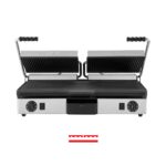 Τοστιέρα διπλή ραβδωτή πάνω & λεία κάτω