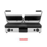 Τοστιέρα διπλή ραβδωτή πάνω & λεία κάτω - Image 2