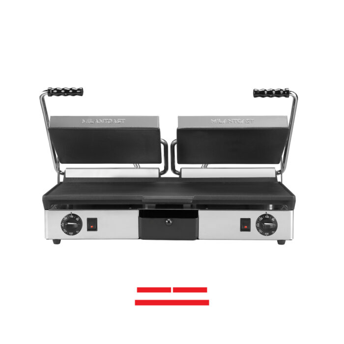 Τοστιέρα διπλή λεία - Image 2