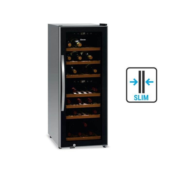 web-1-700130-1000x1000 Βιτρίνα κρασιών 2 θερμοκρασιών στενή (Slim) - Image 1
