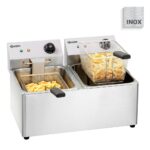 Φριτέζα διπλή ηλεκτρική 8+8 lt