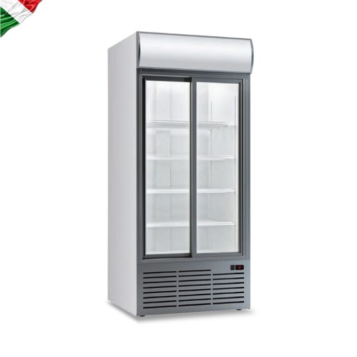 web-1-cl-113-tc-sl-white-1000x1000 Βιτρίνα συντήρησης διπλή με συρόμενες πόρτες CL 113 TC SL White - Image 1