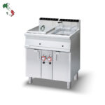 Φριτέζα αερίου επιδαπέδια διπλή 13+13 lt - Image 2