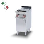 Φριτέζα αερίου επιδαπέδια διπλή 8+8 lt