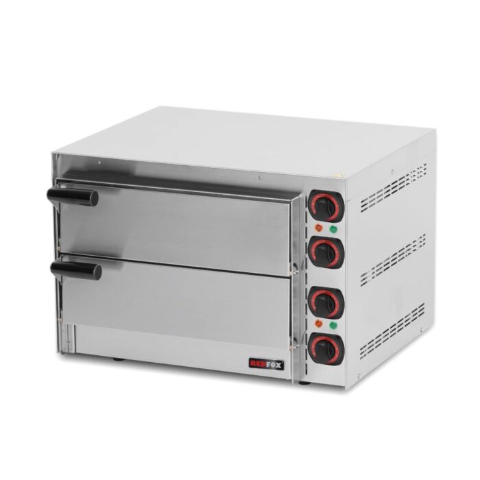 web-1-fp-66-r-1000x1000 Φούρνος πίτσας διώροφος 2 Χ Ø35cm , έως 300˚C - Image 1