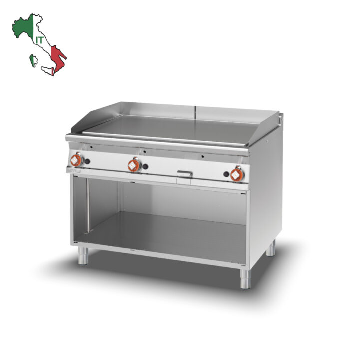 Πλατώ επιδαπέδιο αερίου τριπλό λείο - Image 2