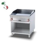 Πλατώ επιδαπέδιο ηλεκτρικό διπλό λείο χρωμίου