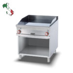 Πλατώ επιδαπέδιο ηλεκτρικό διπλό λείο χρωμίου - Image 2