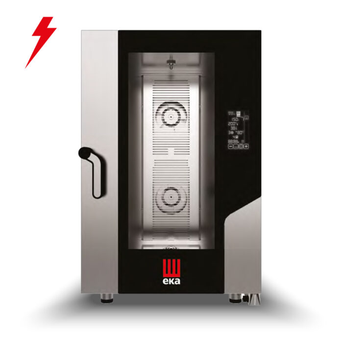 Φούρνος κυκλοθερμικός 11 θέσεων GN 1/1 απευθείας ψεκασμού με ενσωματωμένο πλύσιμο - Image 2