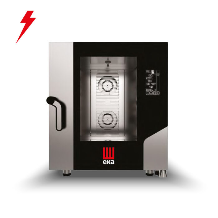 Φούρνος κυκλοθερμικός 7 θέσεων GN 1/1 απευθείας ψεκασμού με ενσωματωμένο πλύσιμο - Image 2