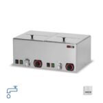 Θερμαντικό διπλό hot dog με βρυσάκια απορροής