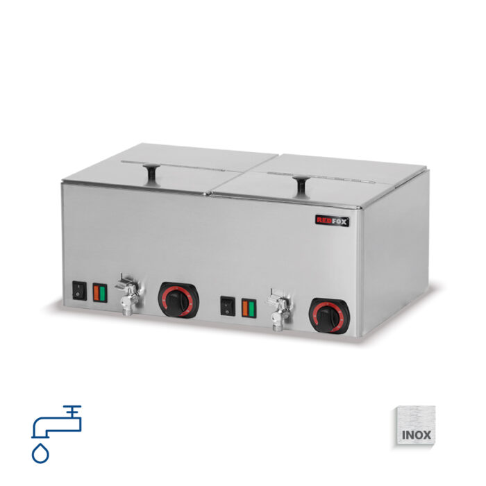 Θερμαντικό διπλό hot dog με βρυσάκια απορροής - Image 2