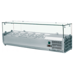 Βιτρίνα VRX Setup 120 cm για 5 λεκανάκια GN 1/4